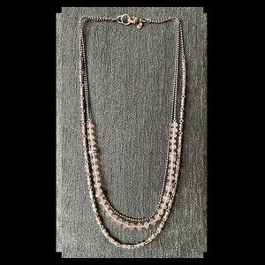 Classic Stamped J. Crew 3-Strand Necklace